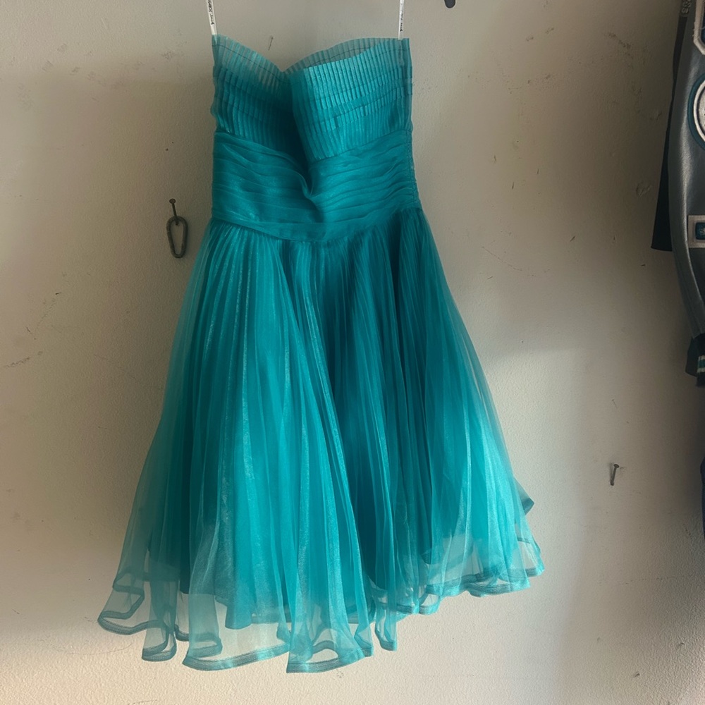 Betsey Johnson Teal Evening Dress